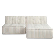 Sunseeker - 2 Piece Outdoor Nook - Brown Stripe