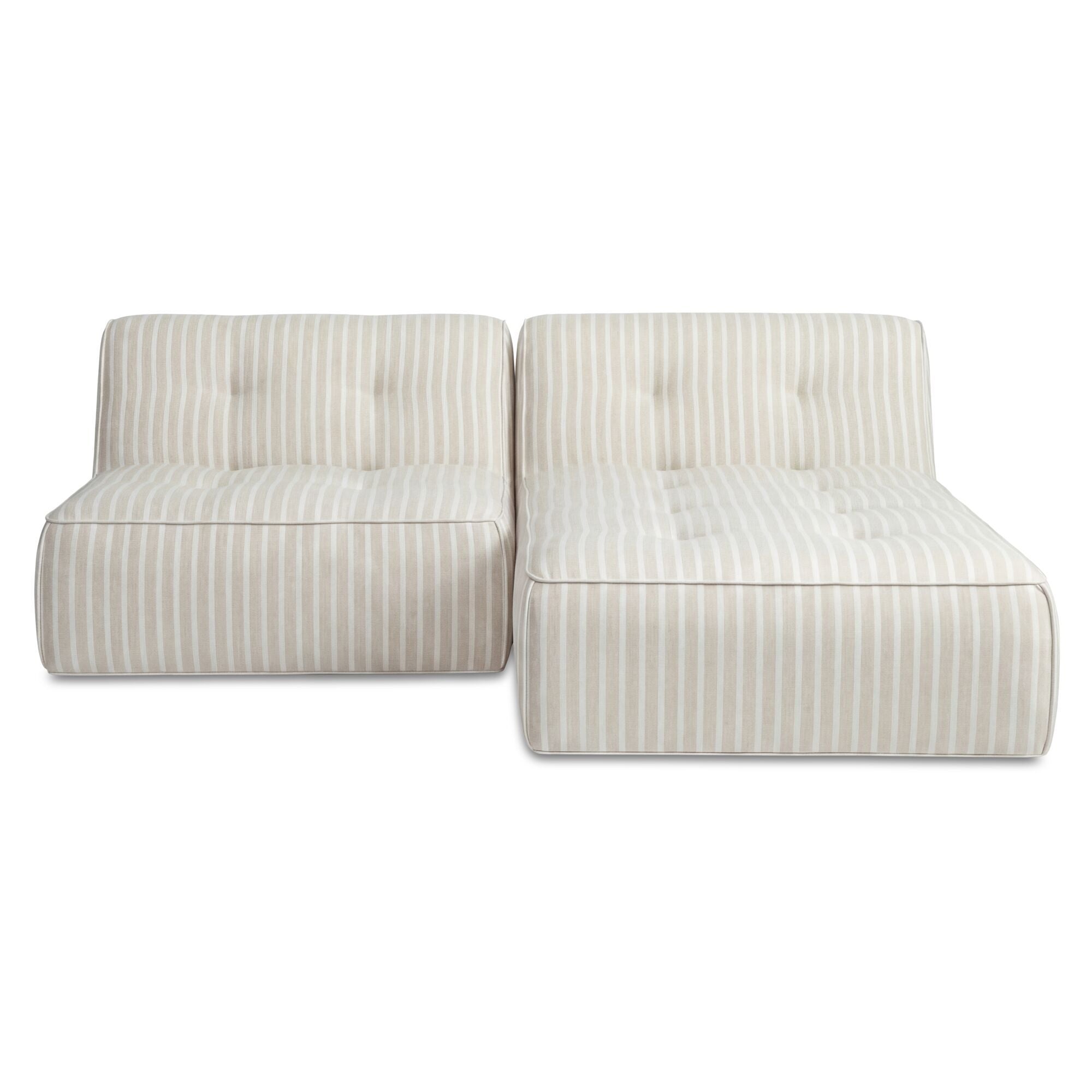 Sunseeker - 2 Piece Outdoor Nook - Brown Stripe