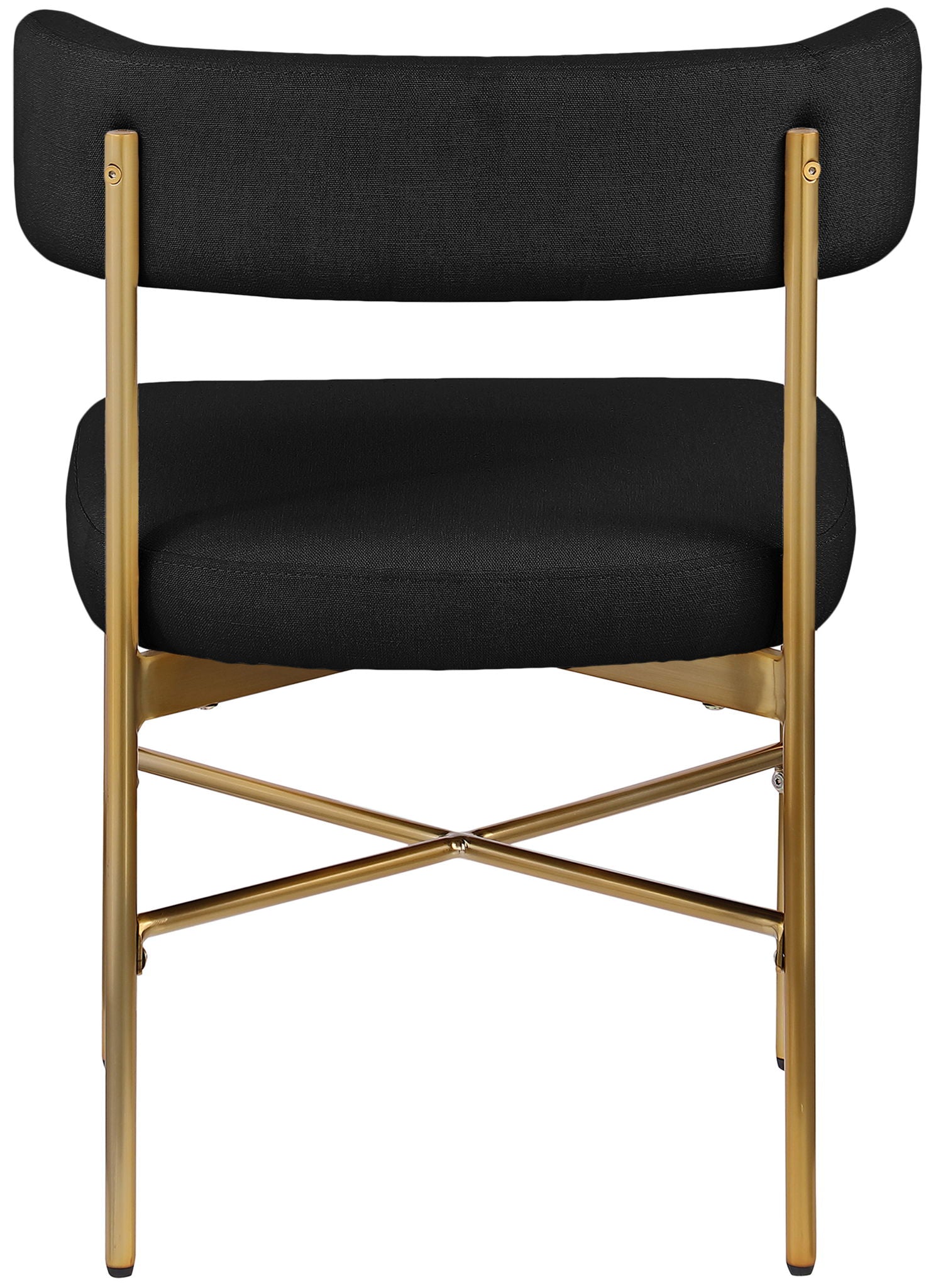 Rivage - Durable Dining Chair With Gold Frame (Set of 2)