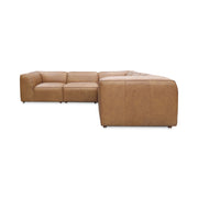 Form - Classic L Modular Leather Sectional - Sonoran Tan