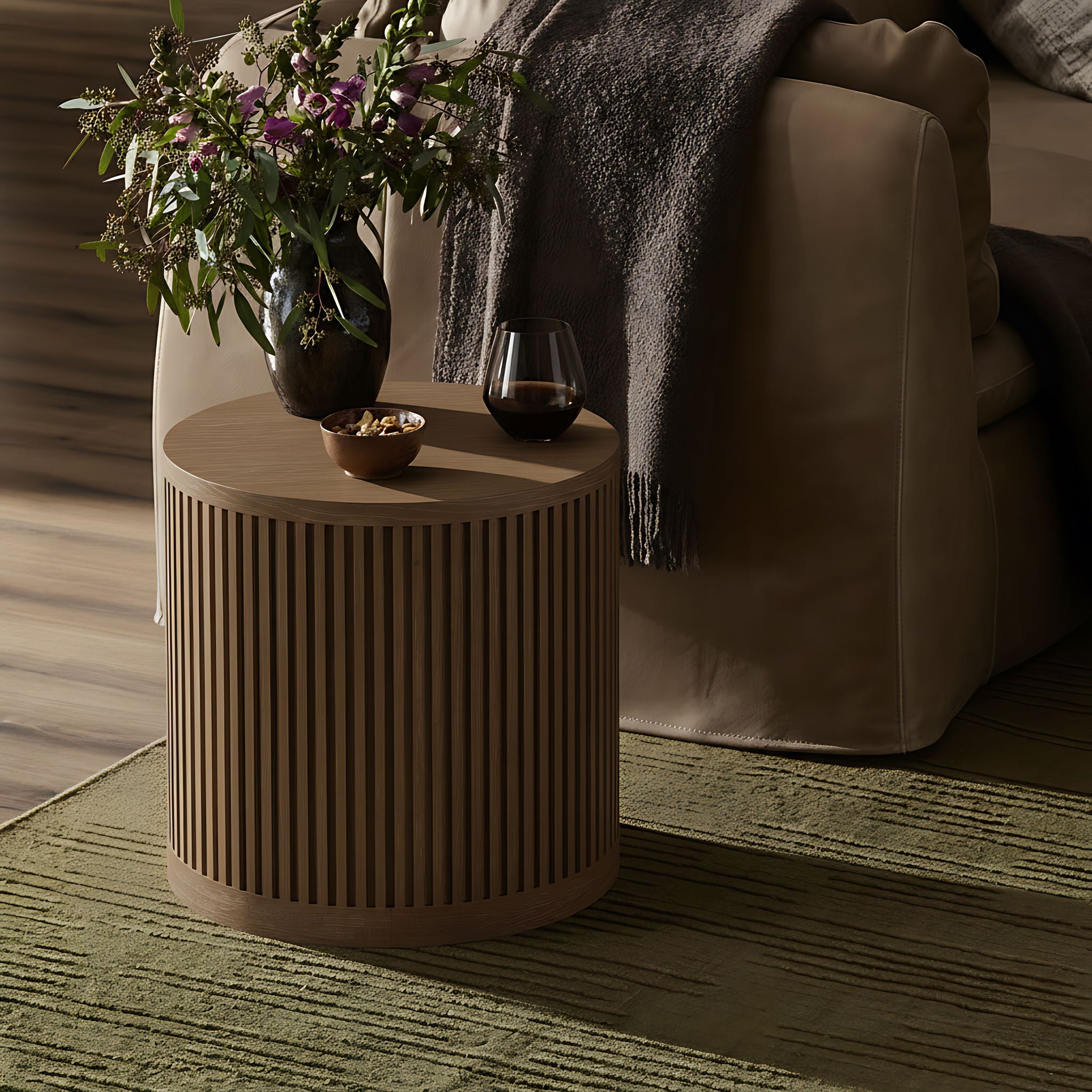 Madera - Oak Veneer And Solid Wood Table