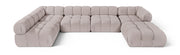 Orin - 6 Piece Modular Sectional (3 Modular Chairs, 2 Corner Chairs & Ottoman)