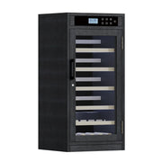 LED Touch Screen Grape Wine Cooler - Black