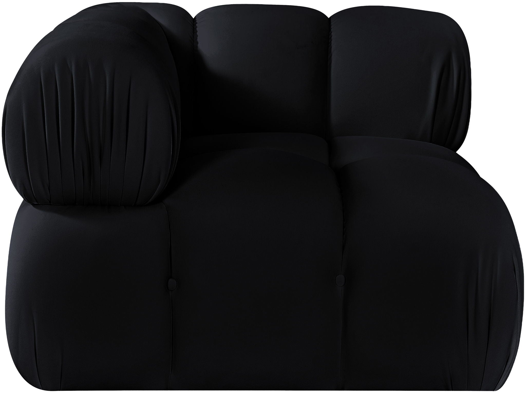 Orin - Velvet Performance Fabric Upholstered Modular Corner Chair