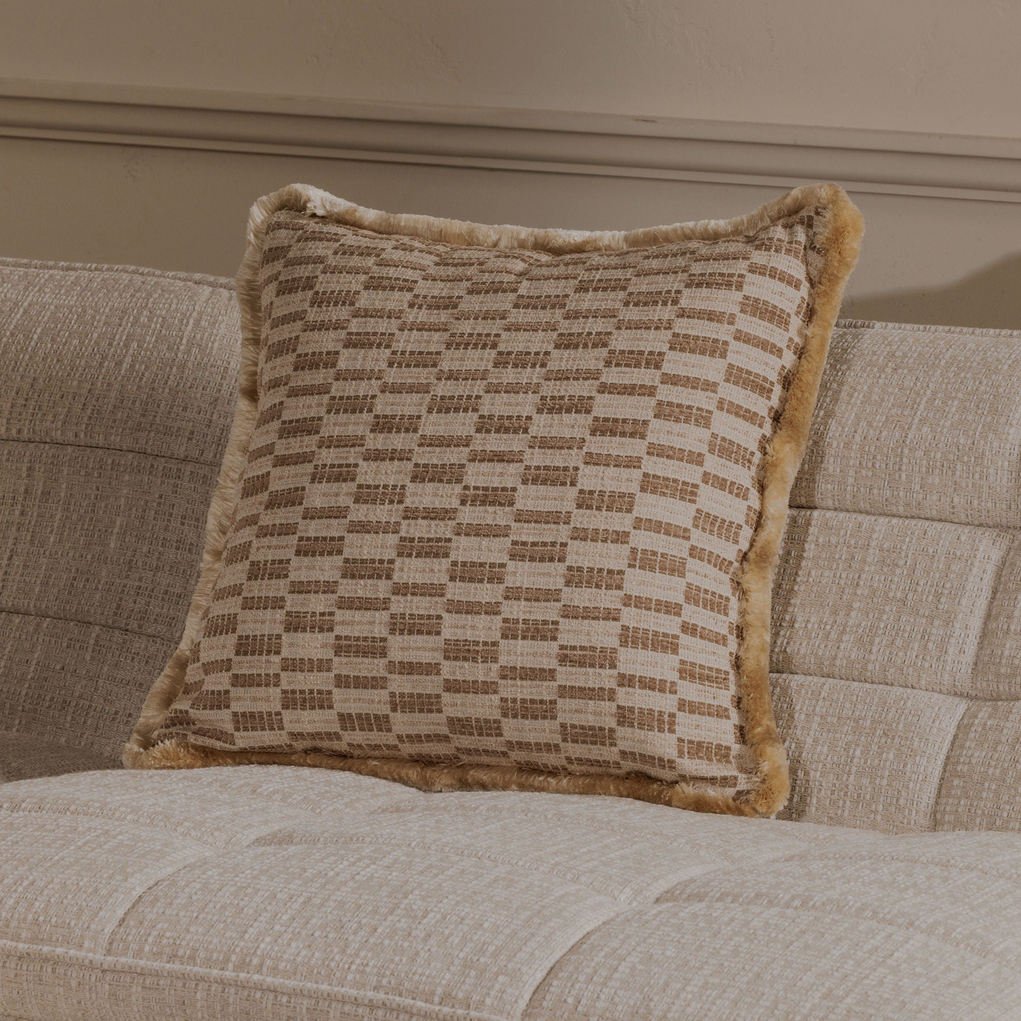 Leone - Accent Pillow - Taupe