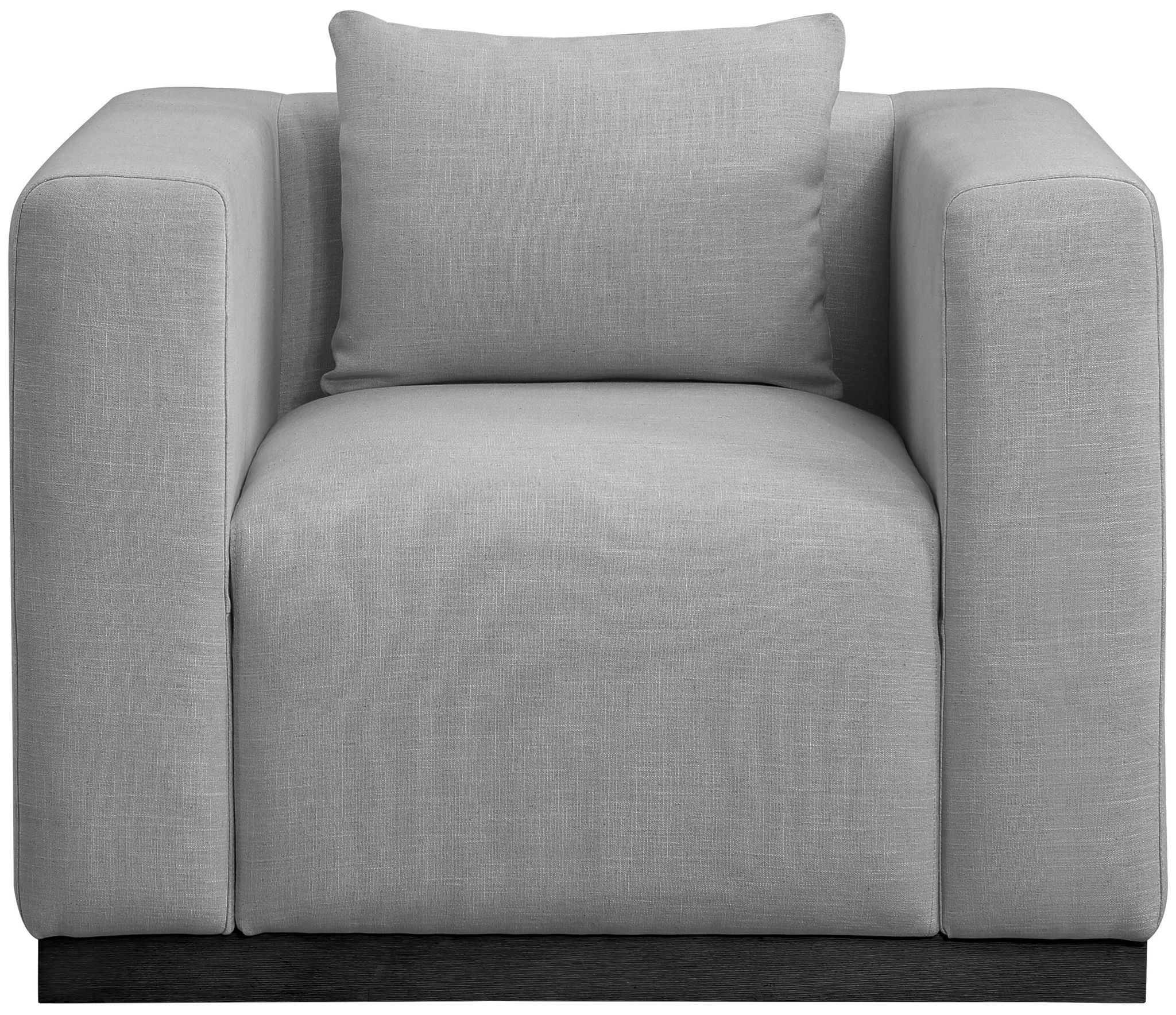 Alfie - Linen Textured Fabic Chair