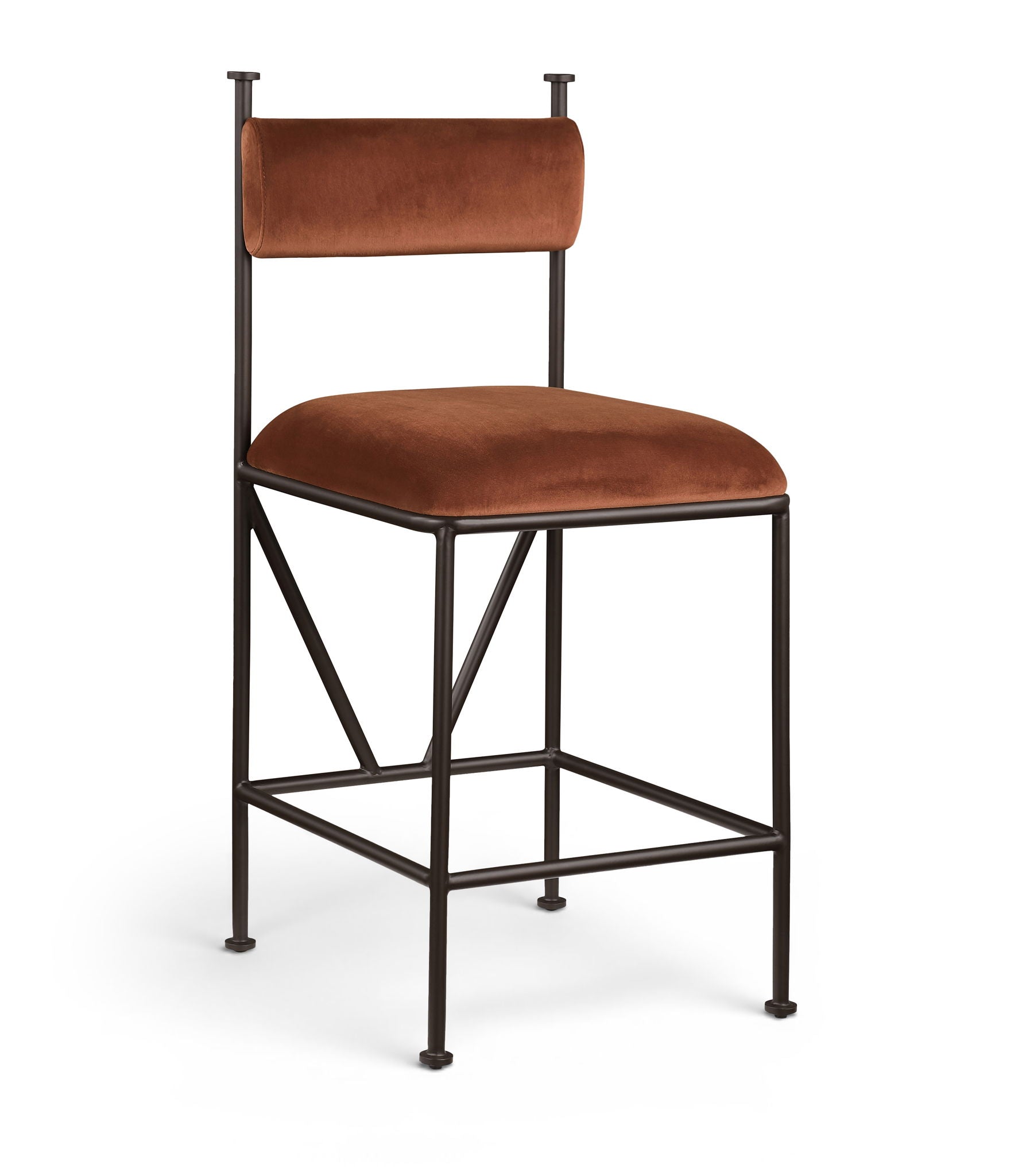 Monarch - Velvet Counter Stool (Set of 2)