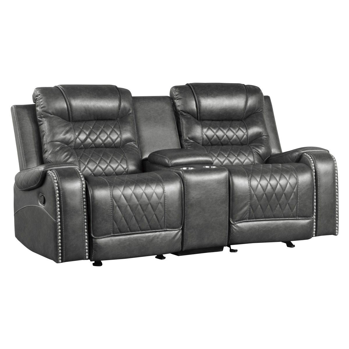 Putnam - Power Double Reclining Loveseat With Center Console, Receptacles And USB Ports