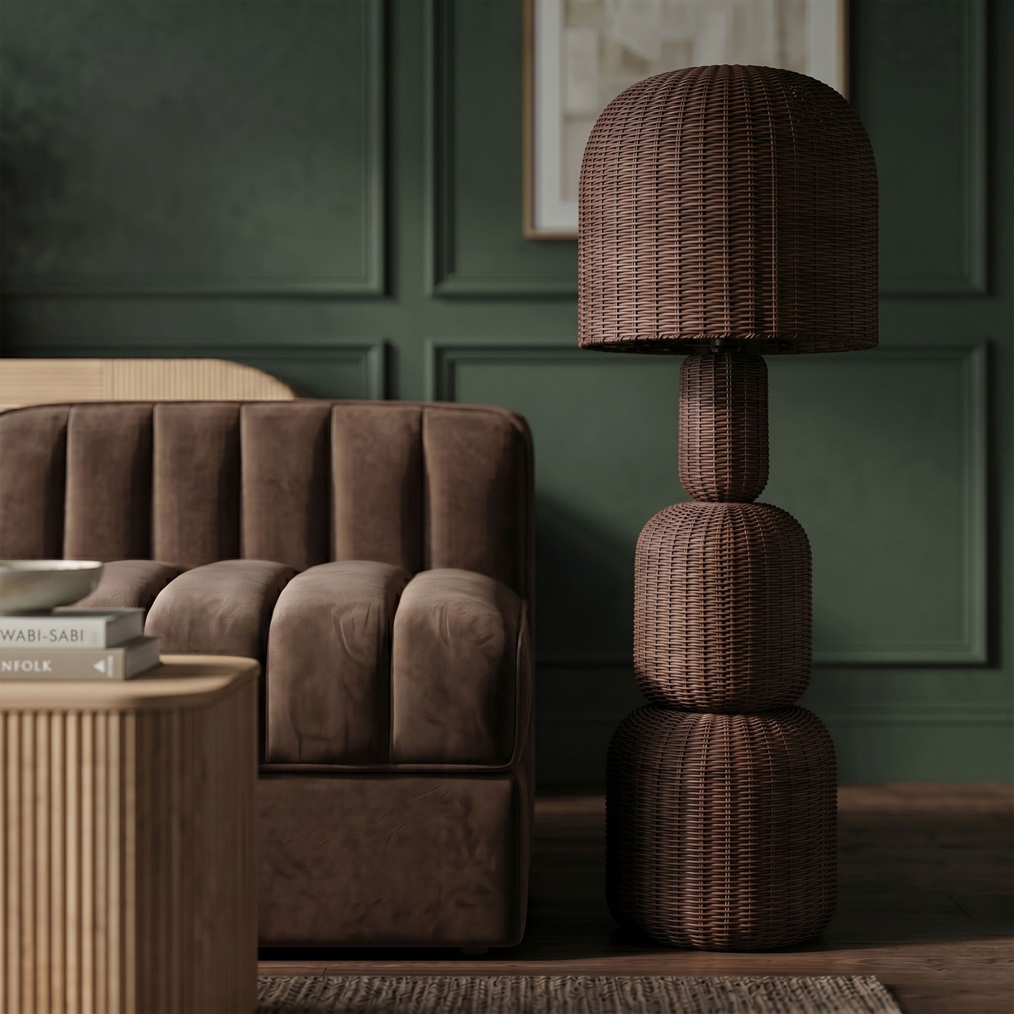 Harvest - Rattan Floor Lamp