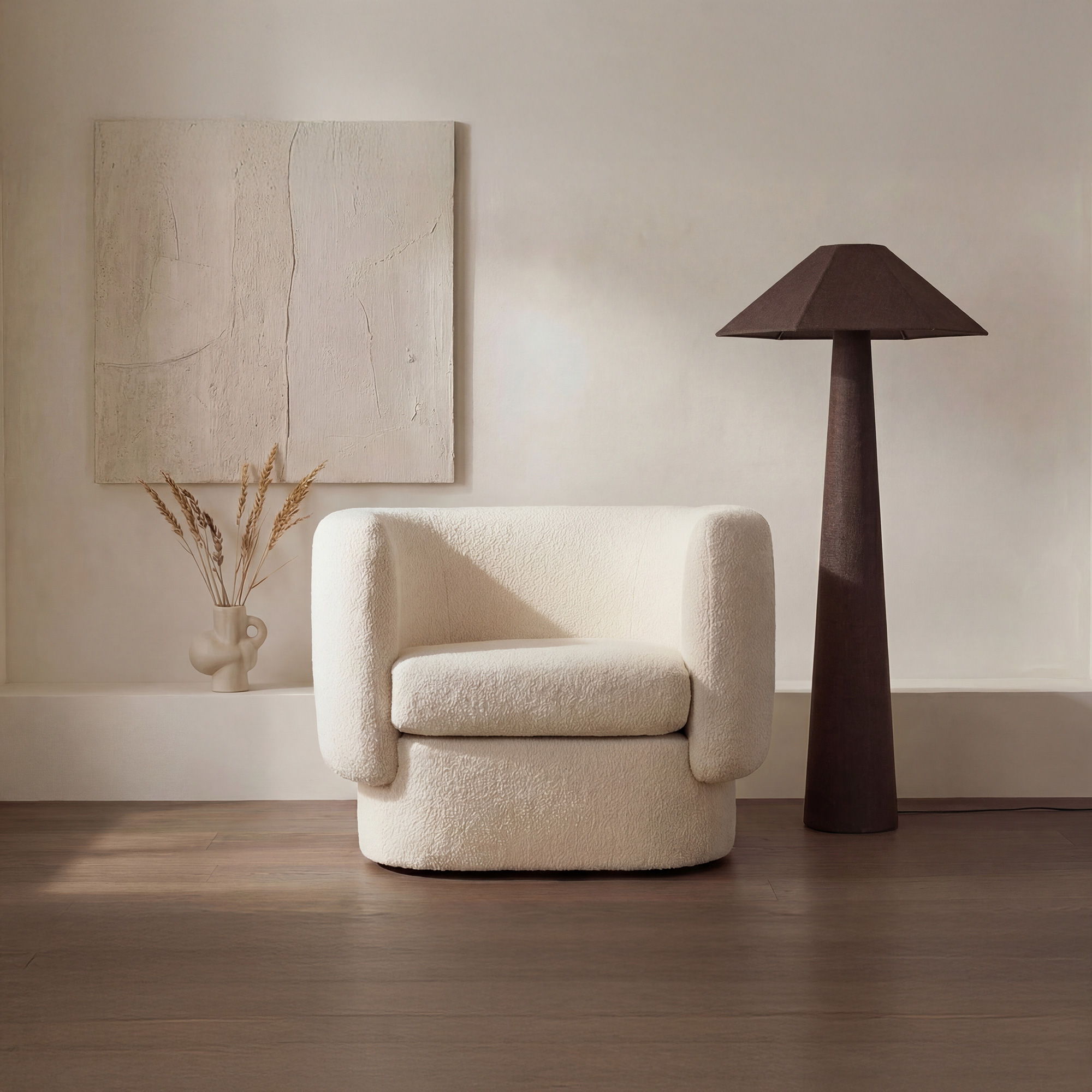Gigi - Floor Lamp - Dark Brown