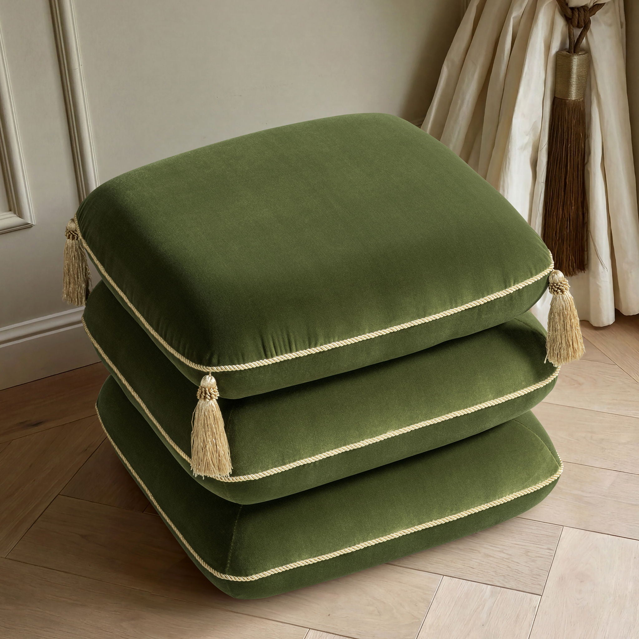 Monarch - Squared Upholstered Ottoman