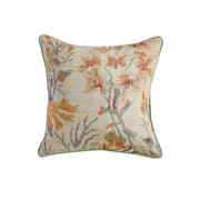 Taman - 20" Natural Cotton Accent Pillow - Summer Florals