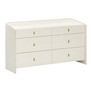 Collins - 6-Drawer Dresser - Cream