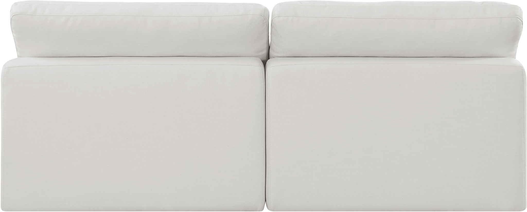 Comfy - Linen Modular Armless Sofa 2 Seats