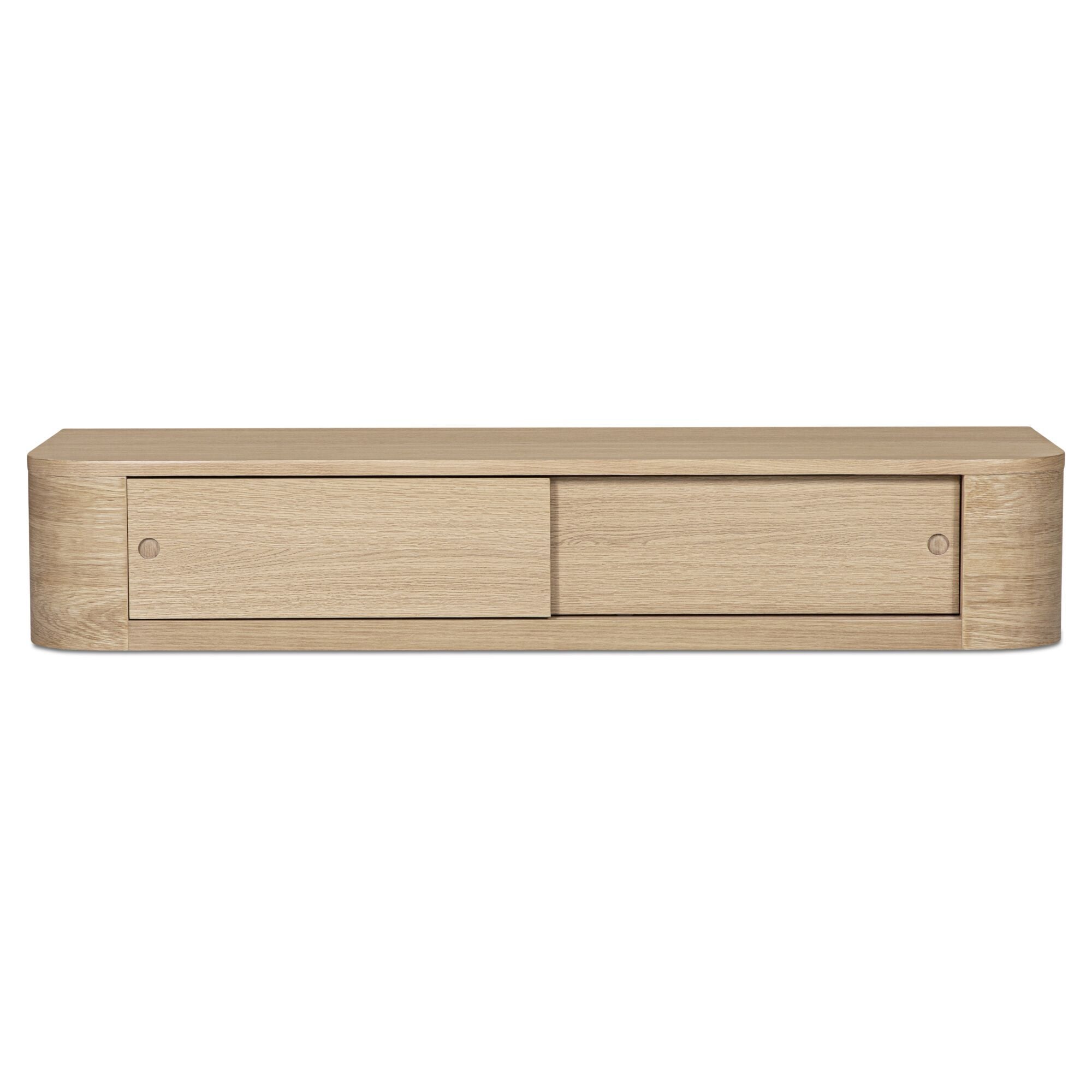 Round - Off Floating Console Table - Natural