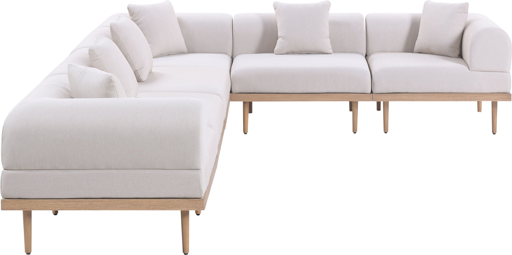Laguna - 6 Piece 142" Outdoor Patio Modular Sectional