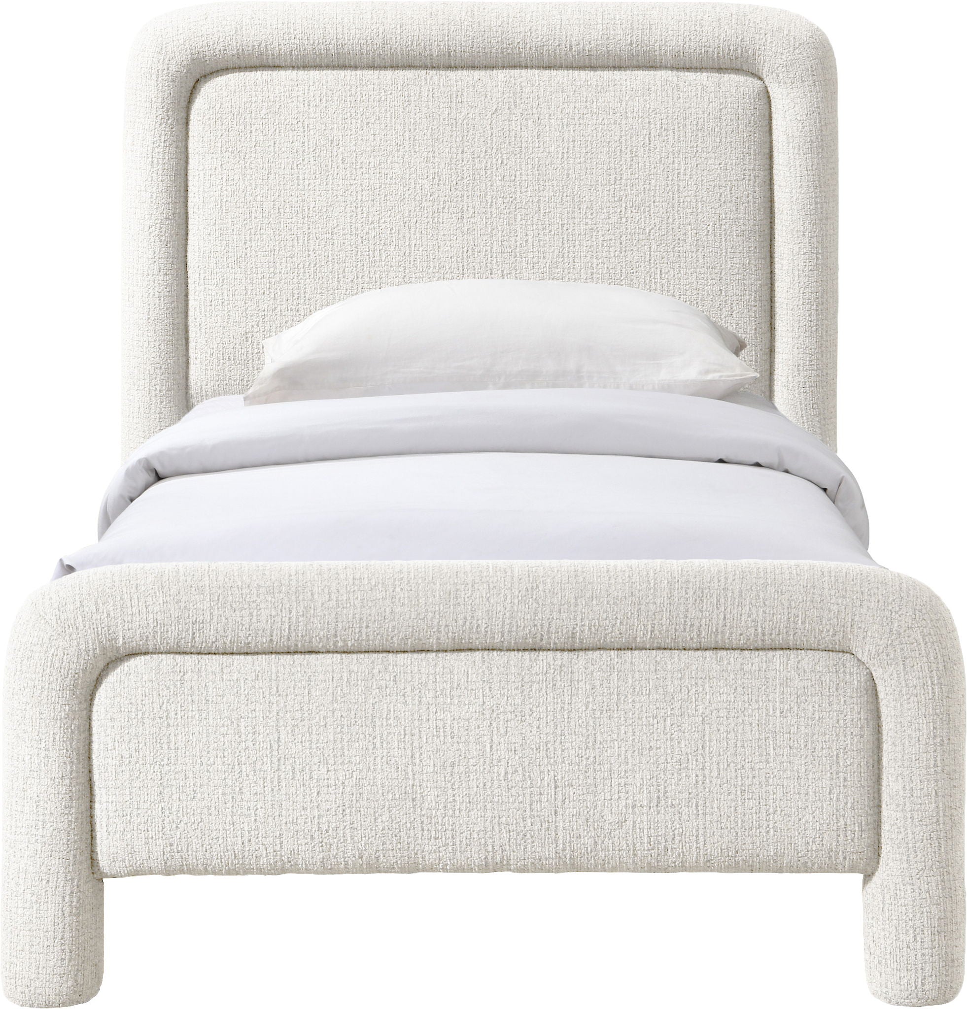 Baylor - Fabric With Interwoven Chenille Upholstered Bed