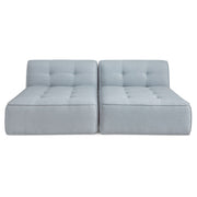 Sunseeker - 2 Piece Outdoor Sun Lounger - Light Blue