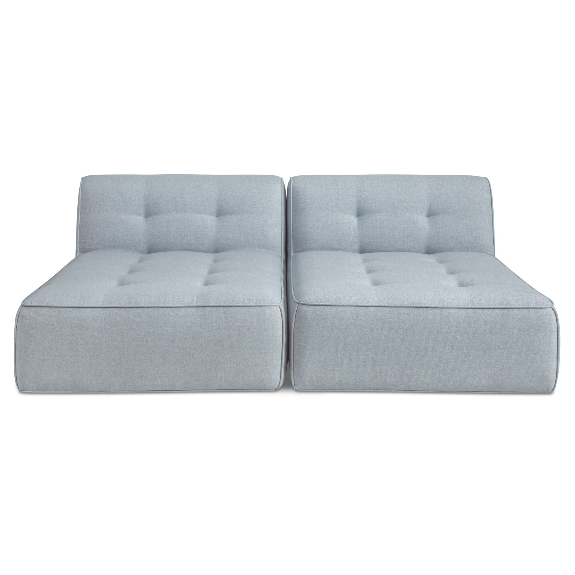 Sunseeker - 2 Piece Outdoor Sun Lounger - Light Blue