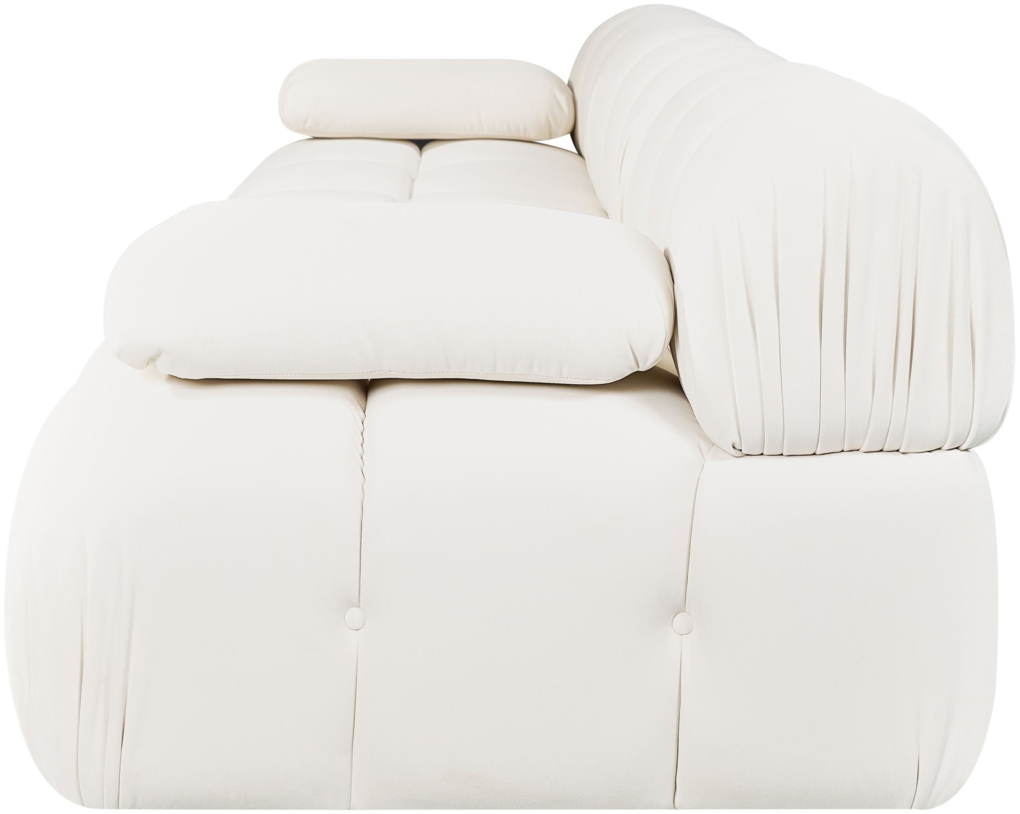 Orin - Velvet 3 Piece Modular Sofa