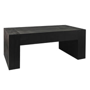 Modern Farmhouse Living Room Block Leg Coffee Table