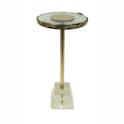 Anaheim - Round Accent Table - Gold