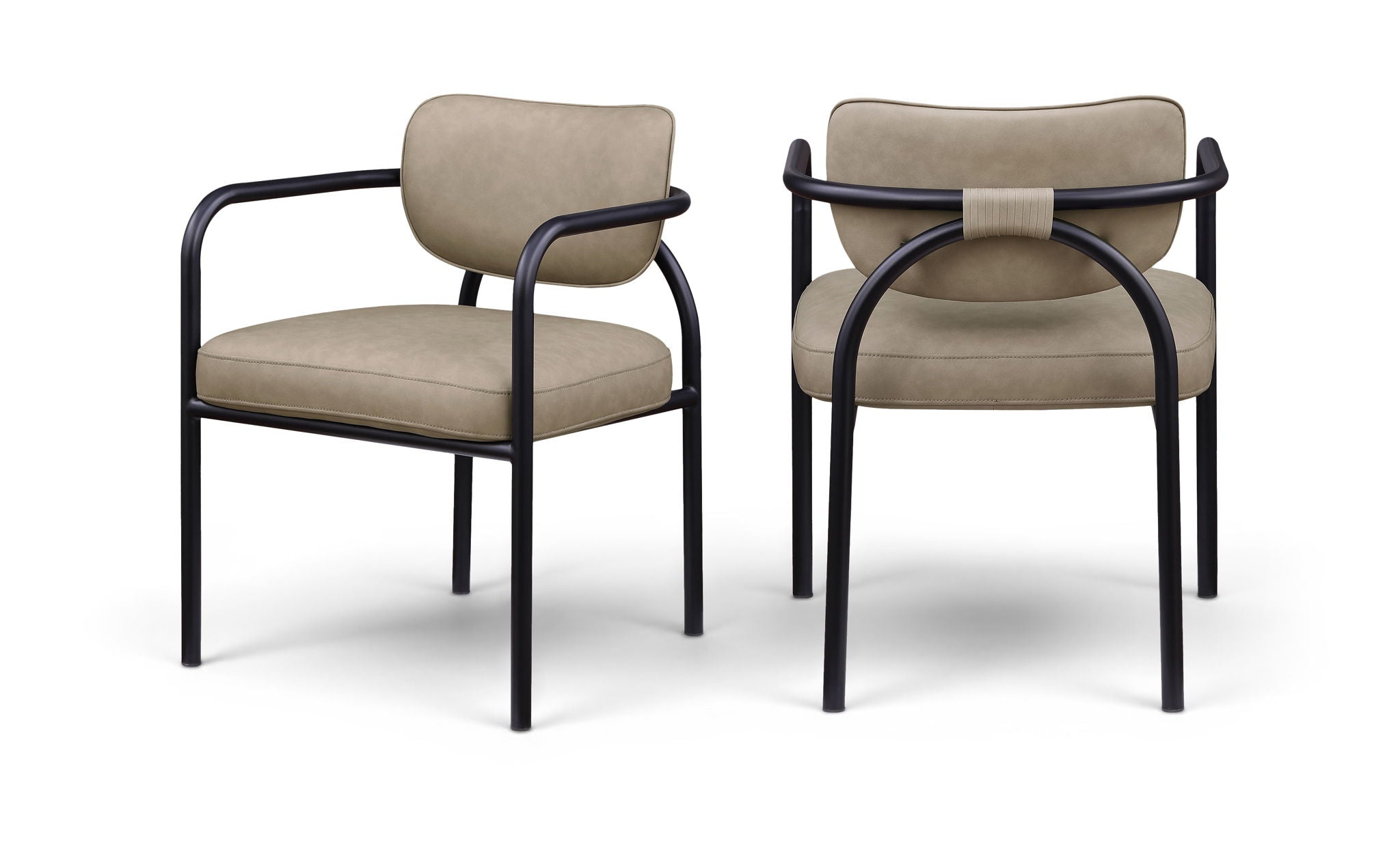 Serava - Vegan Leather Upholstered Dining Chair (Set of 2)
