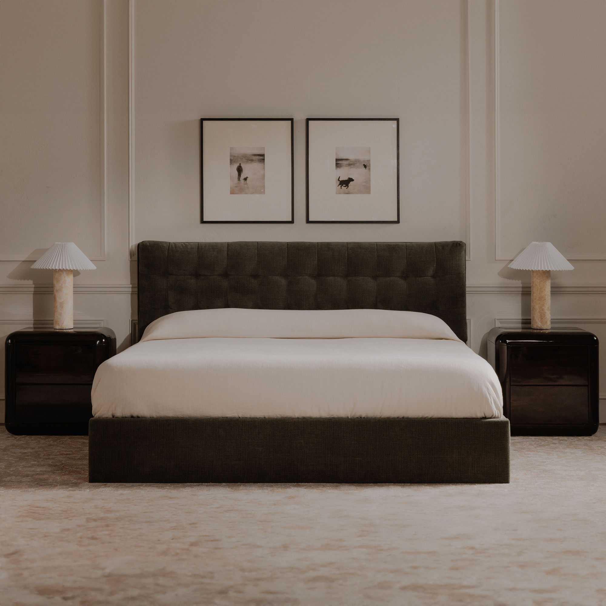 Sebastion - Queen Storage Bed - Green