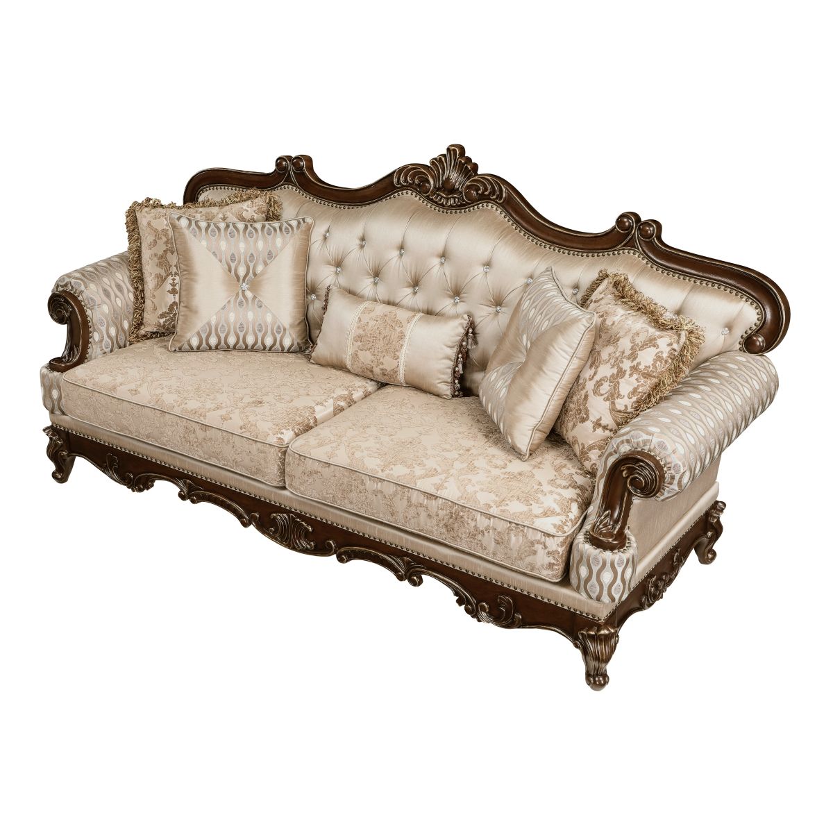 Balthasar - Sofa - Cherry / Beige