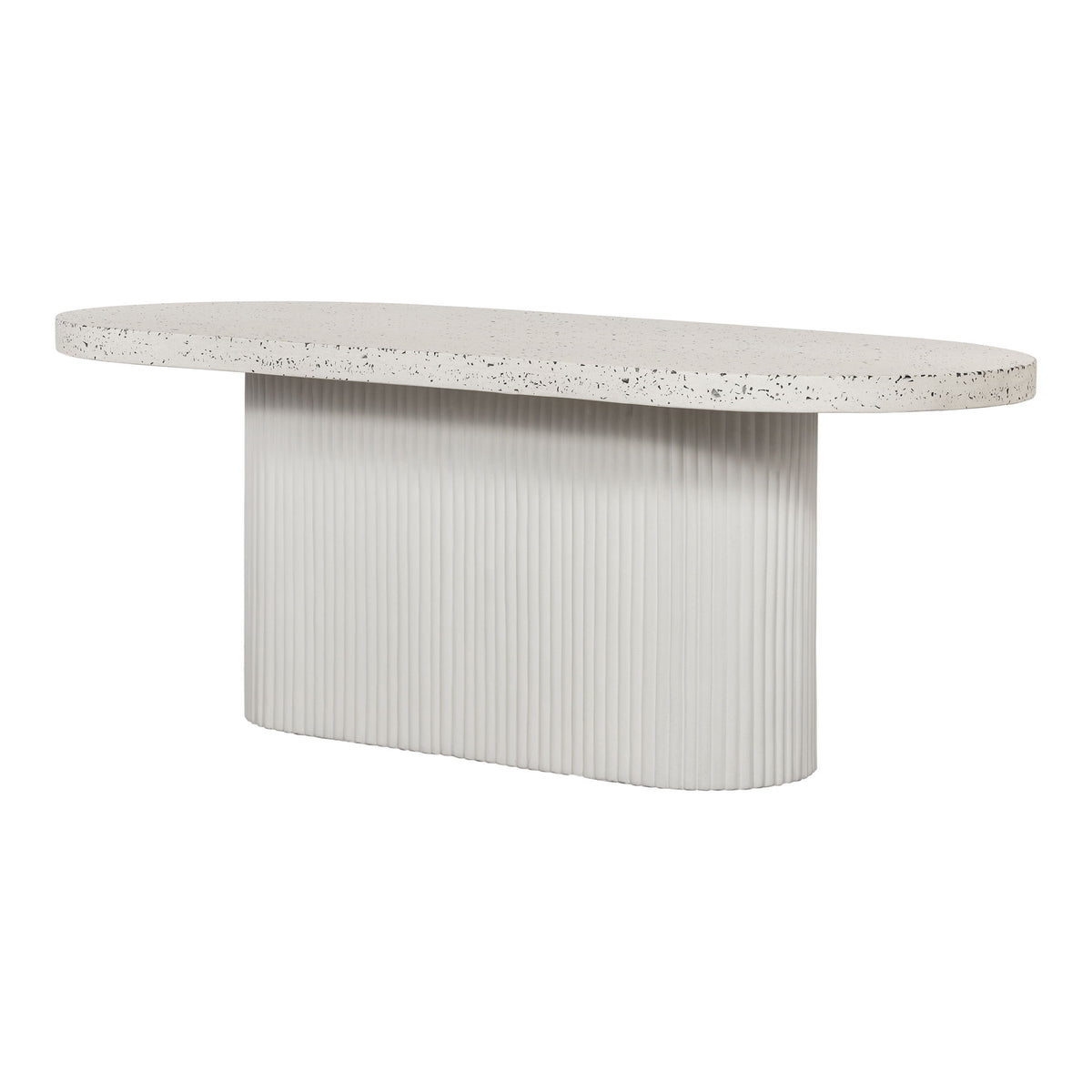 Lyon - Outdoor Cement Dining Table - Light Gray