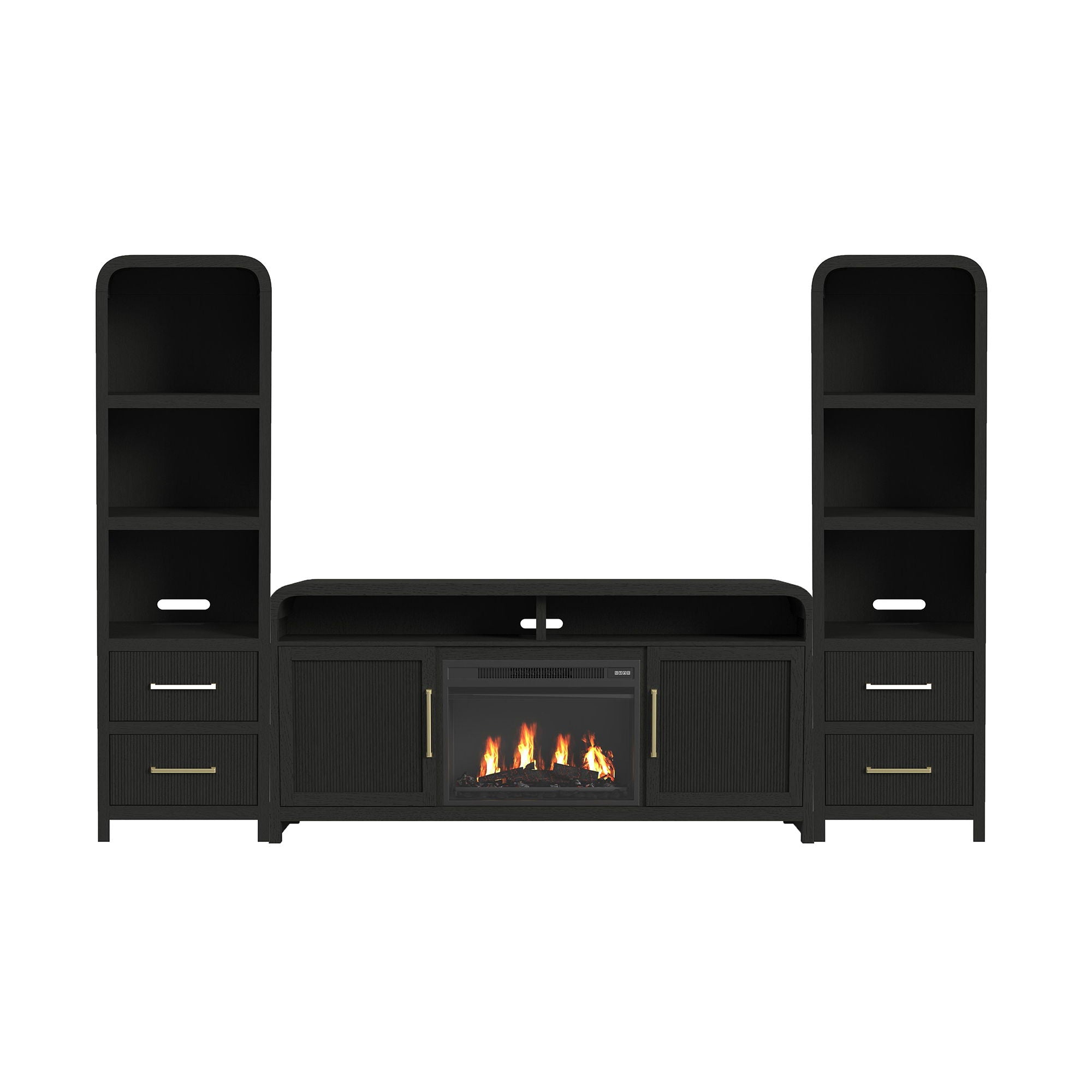 Ridgemont - 4 Piece Entertainment Unit With 70" TV Console