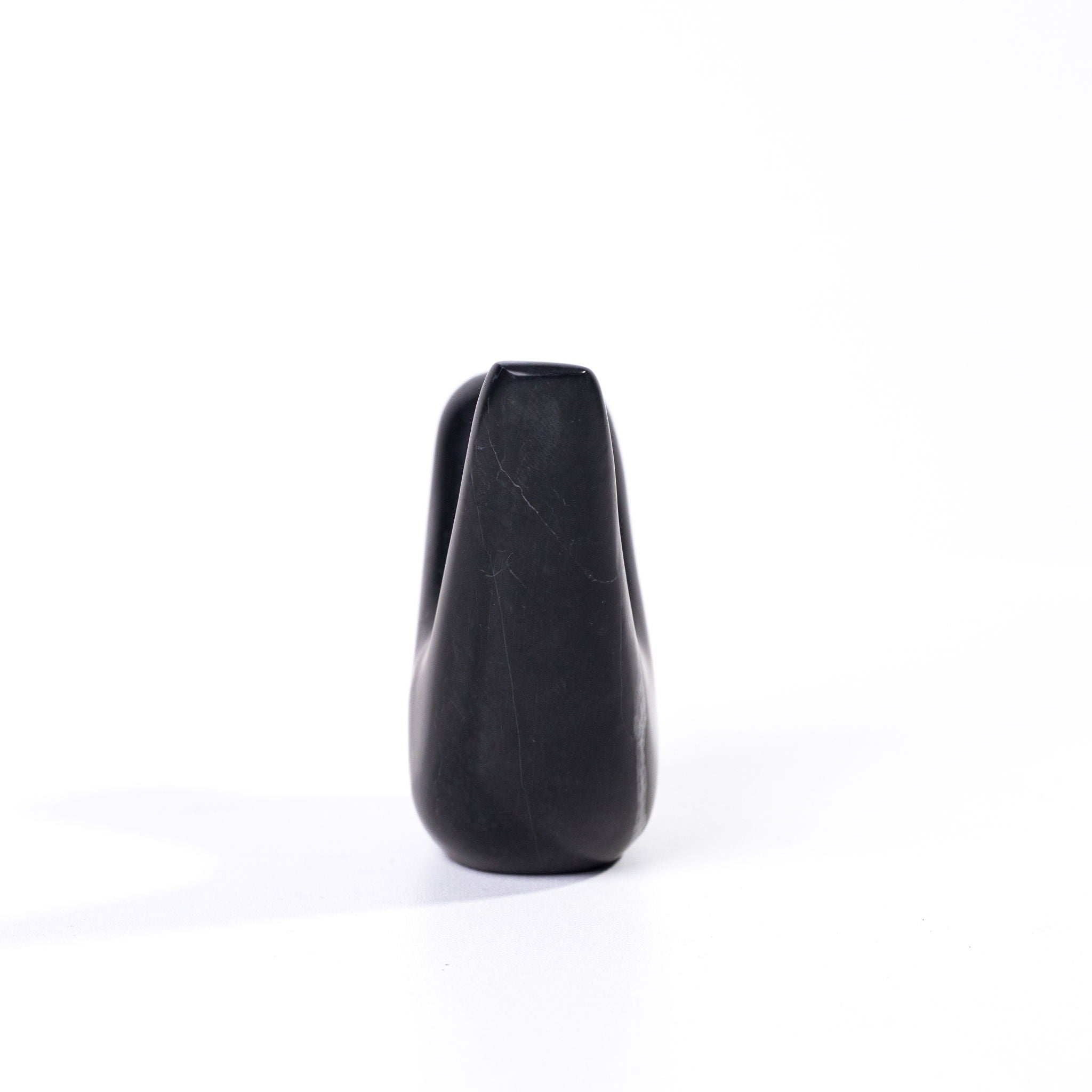 Marble Bird Statue - Black