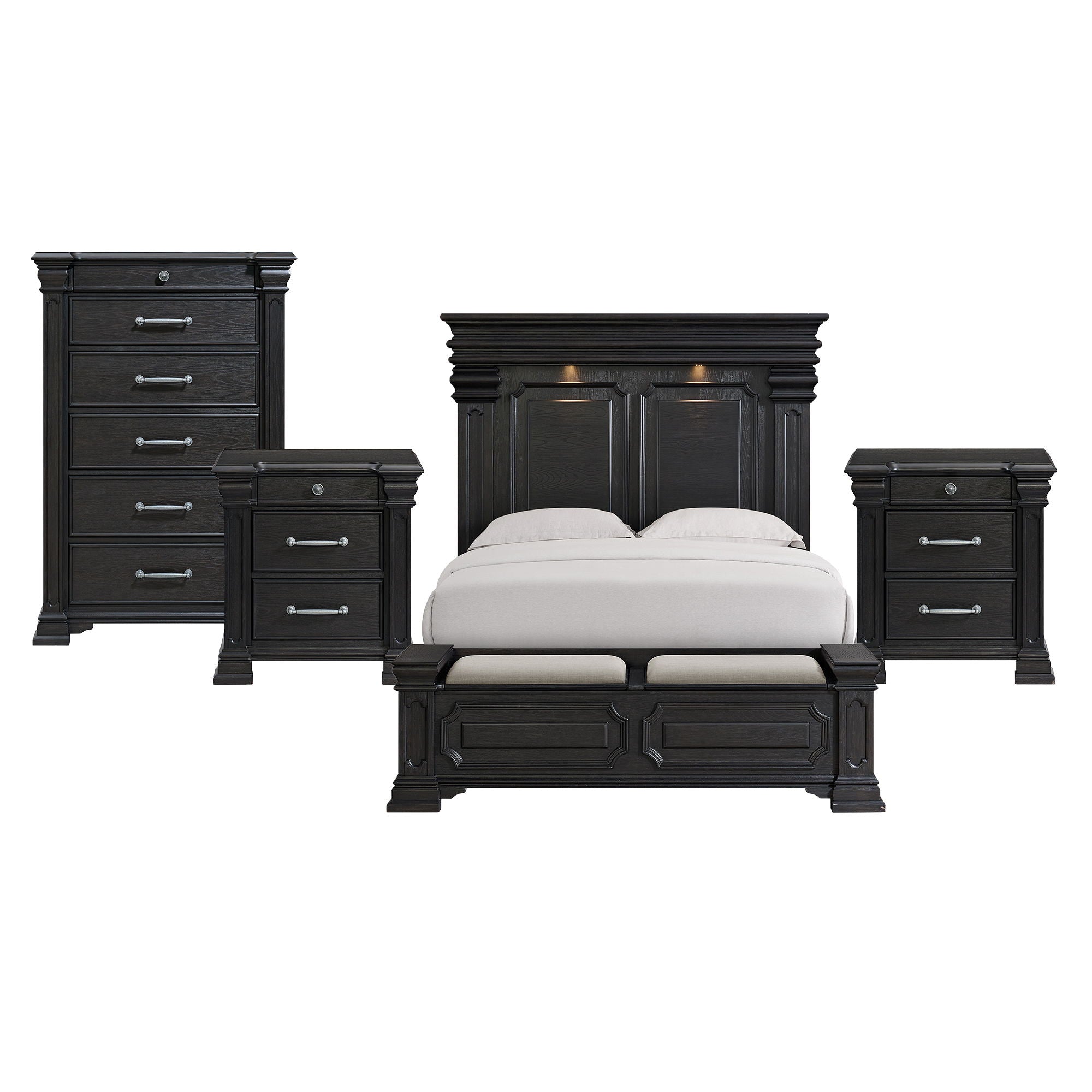Kings Court - Storage Bedroom Set