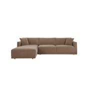 Bryn - Sectional Camel Left Stationary Sofa - Camel