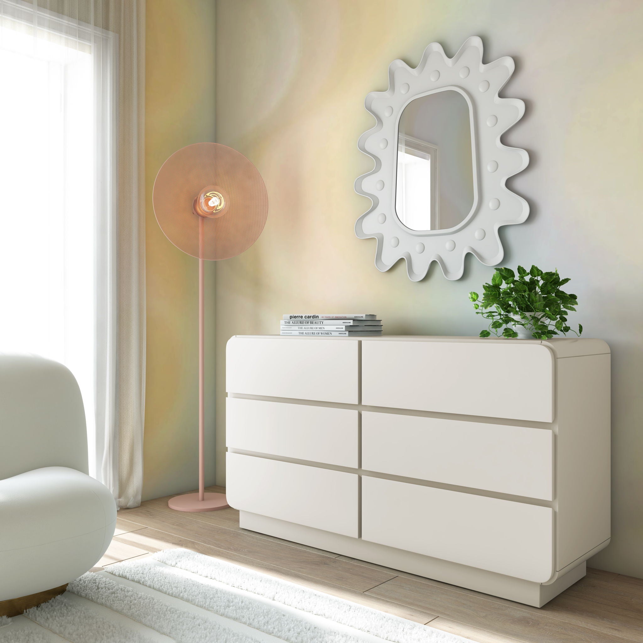 Sagura - 6-Drawer Dresser