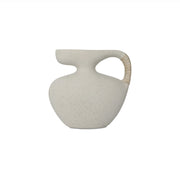 Vila - 9.5" Sculptural Vessel - Cream / White