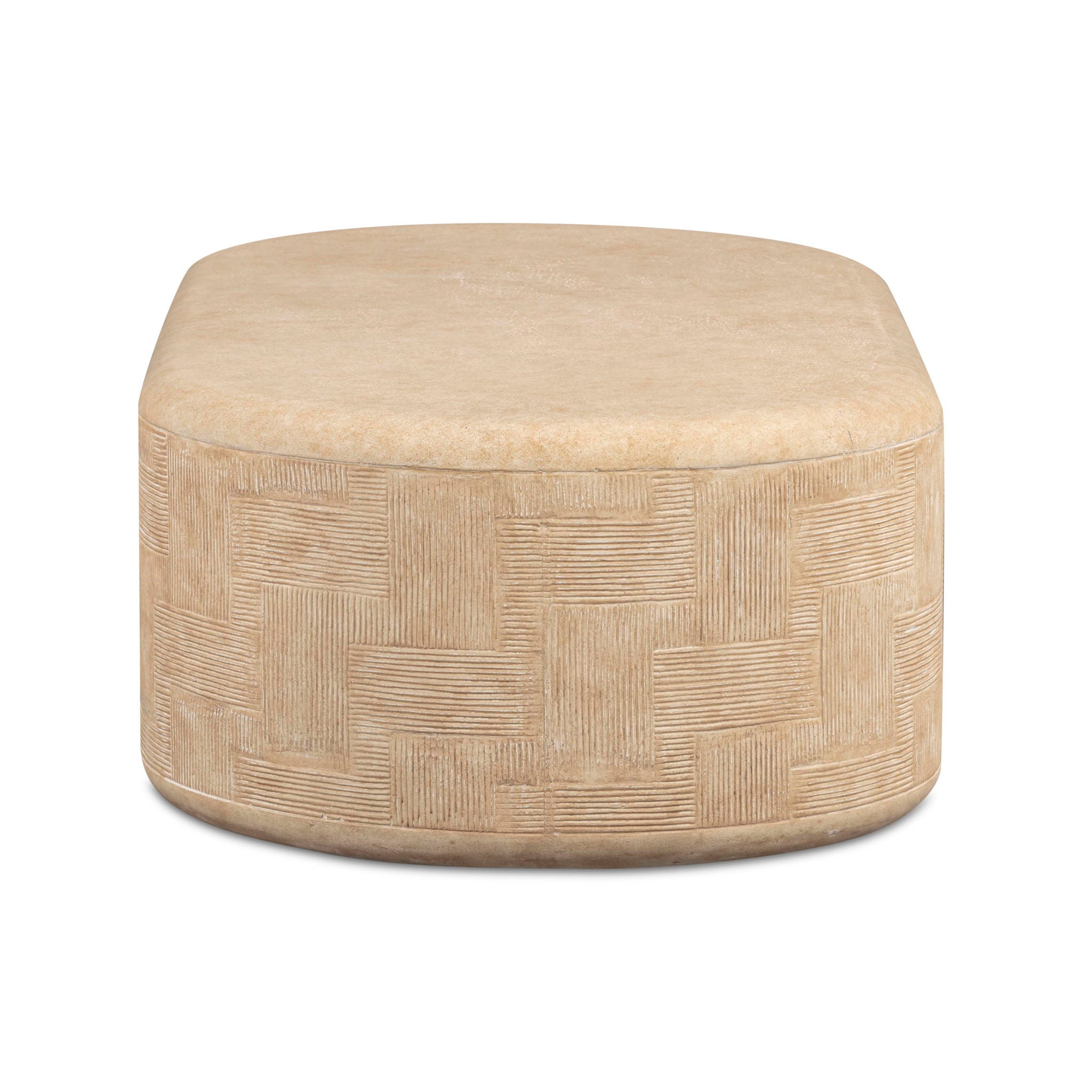 Suraya - Concrete Rounded Coffee Table