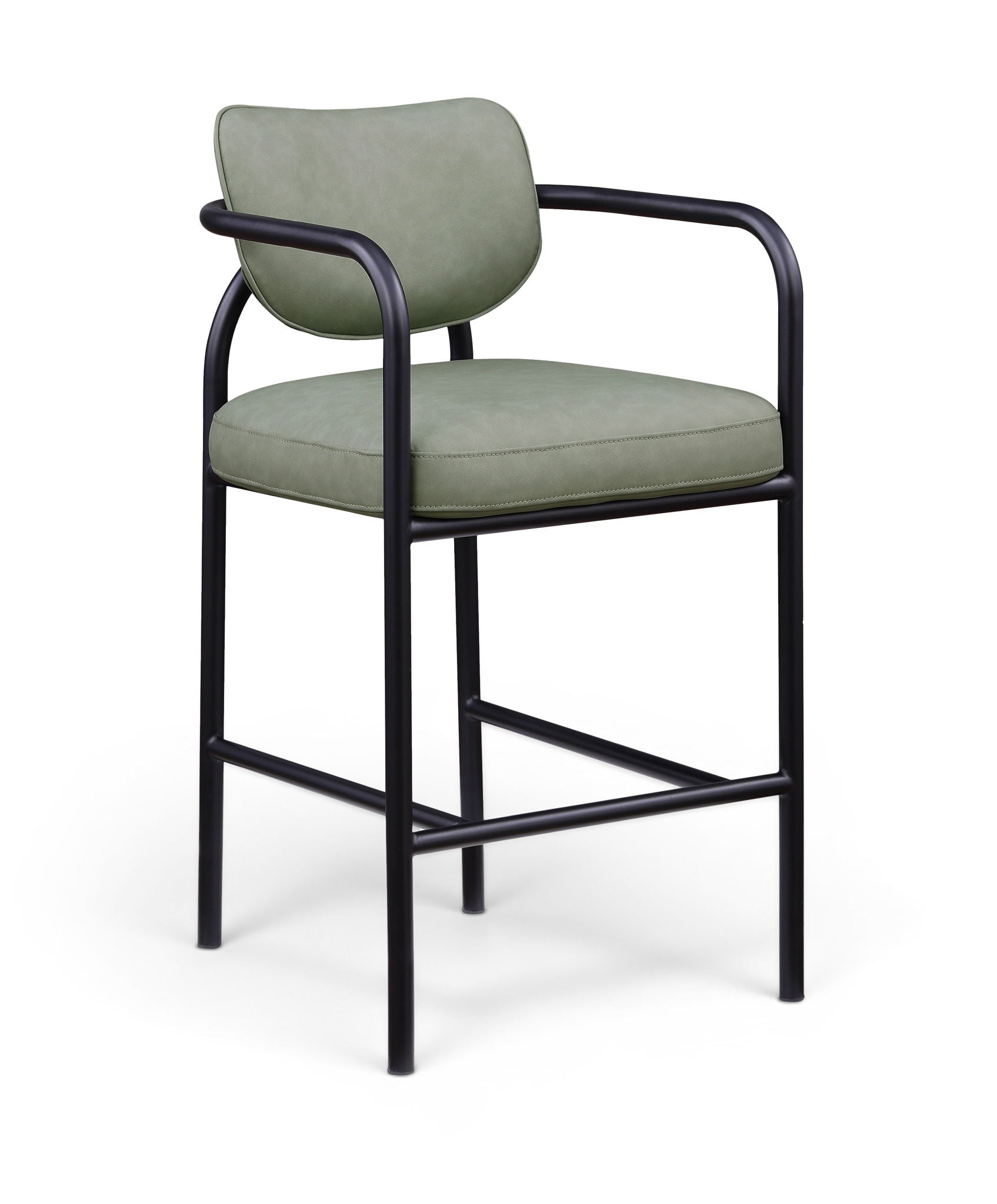 Serava - Vegan Leather Upholstered Bar Stool