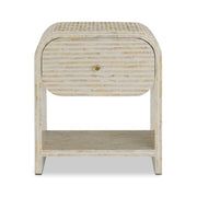 Borno - Mother Of Pearl Nightstand - Natural
