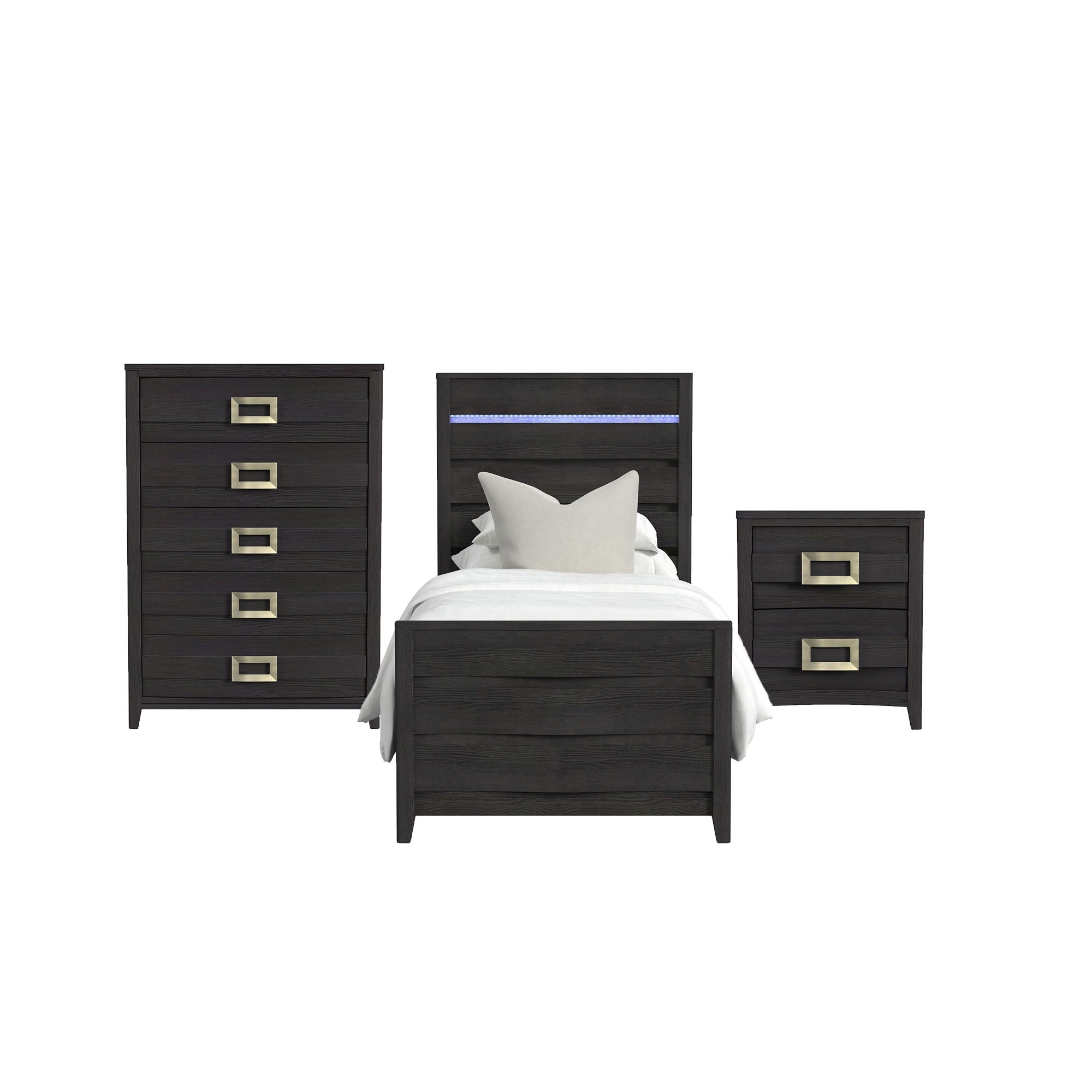 Tobias - Bedroom Set With LED