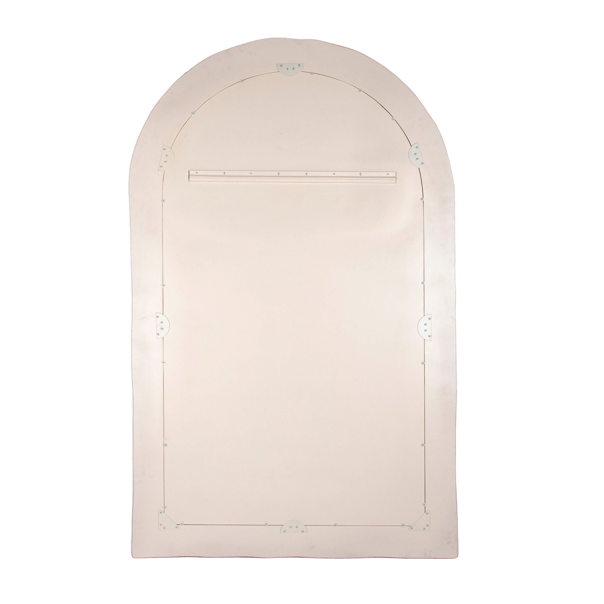 Kaia - Textured Floor Mirror - Cream