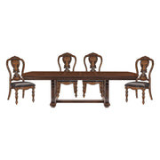 Bergen - 5 Piece Dining Room Set (Table & 4 Side Chairs) - Oak
