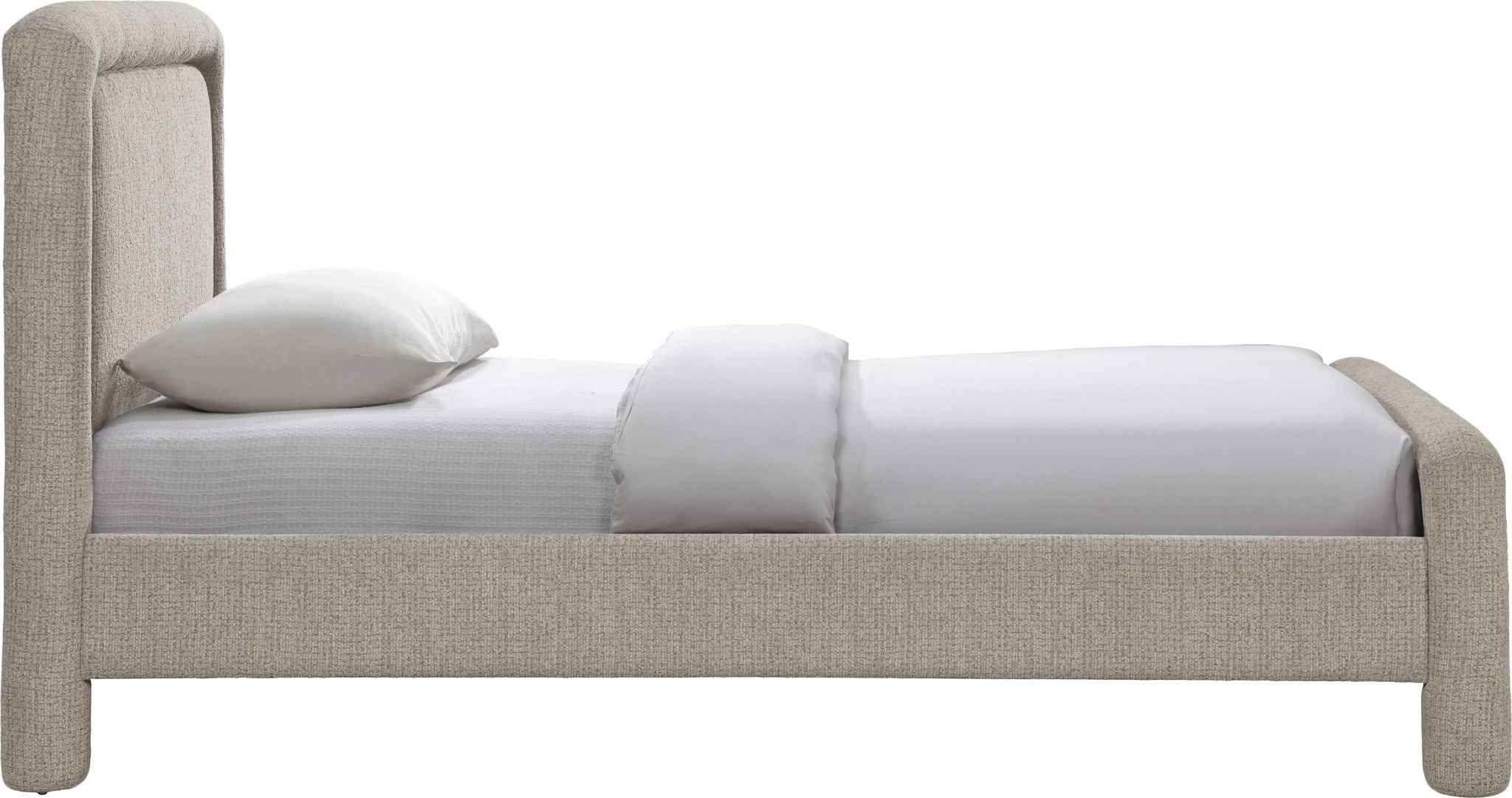 Baylor - Fabric With Interwoven Chenille Upholstered Bed