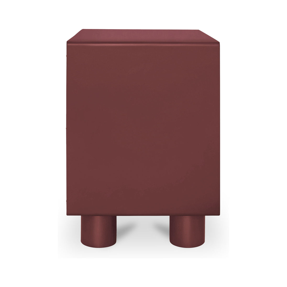 Jolene - Accent Nightstand - Deep Red