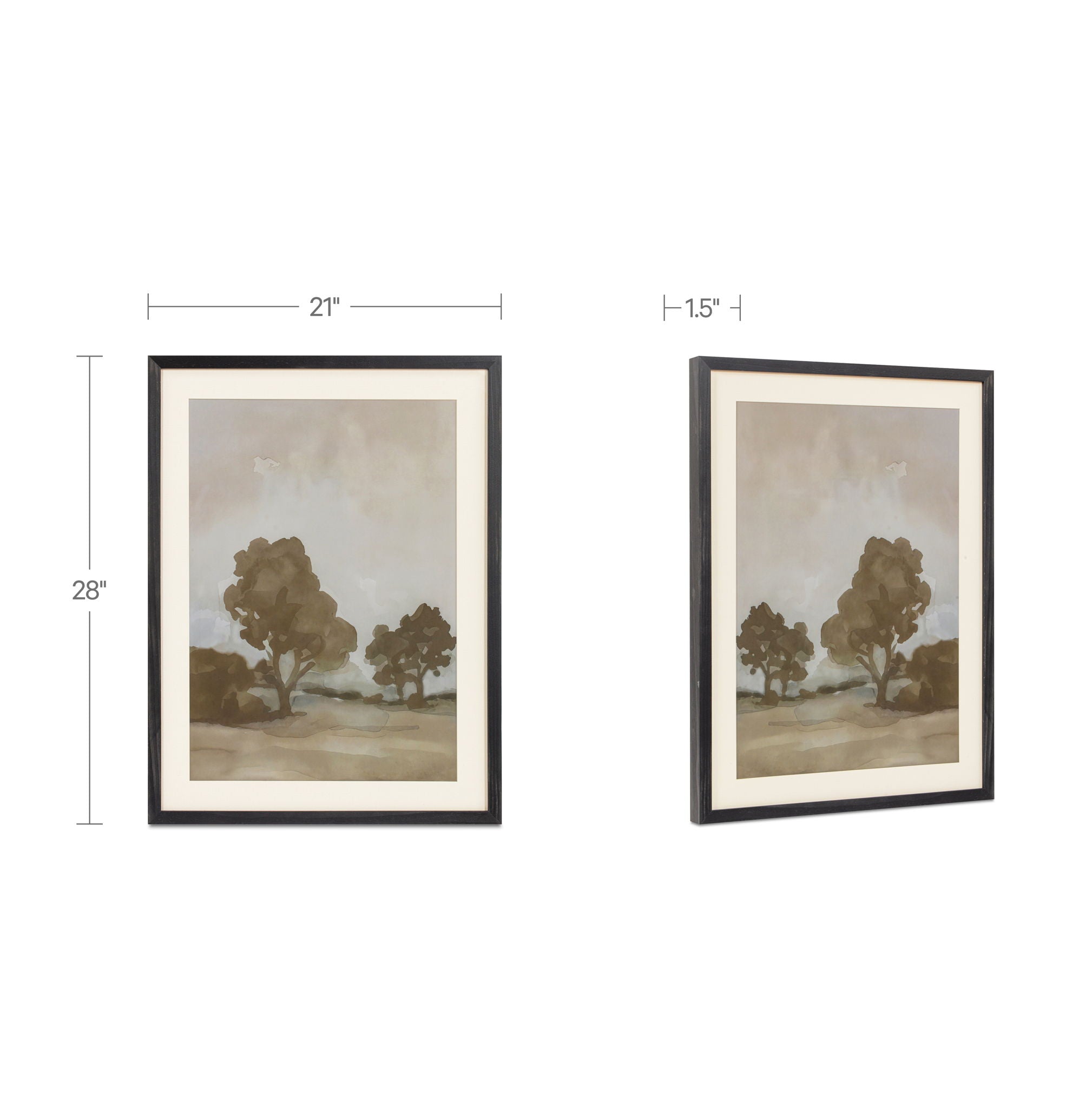 Ash - Framed Print - Gray