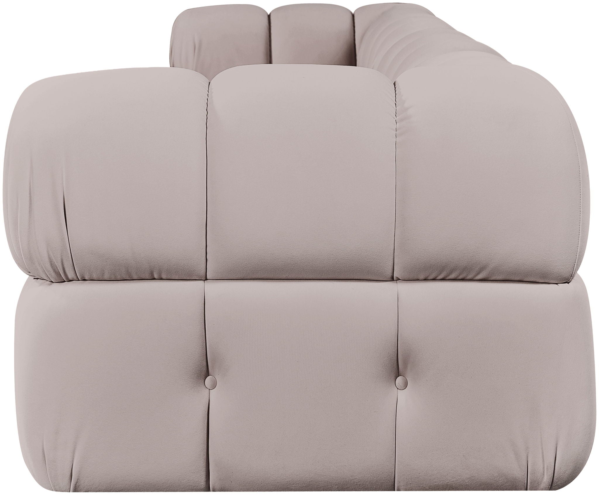 Orin - Fabric Velvet 4 Piece Modular Sofa