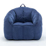 Giant Bean Bag Chair Sofa For Living Room - Dark Blue