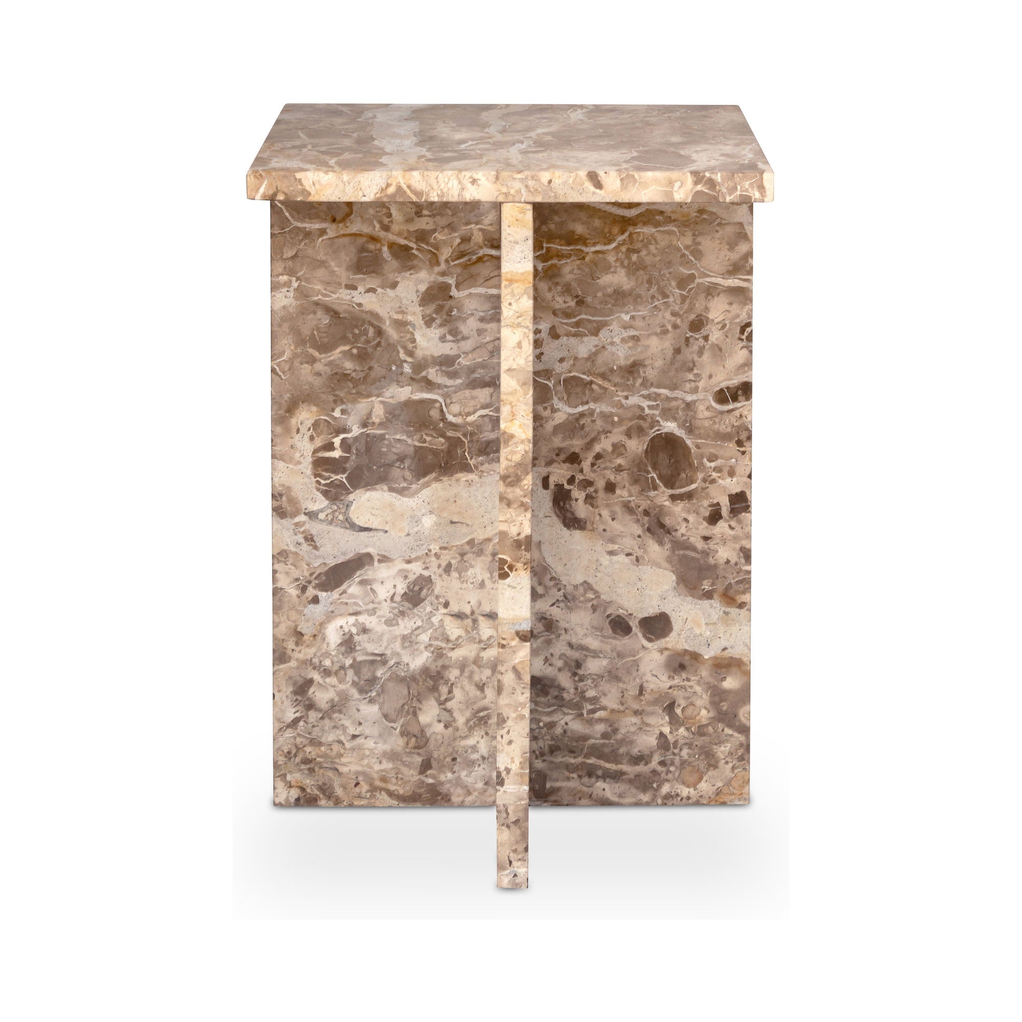 Blair - Accent Table Panther Marble - Beige