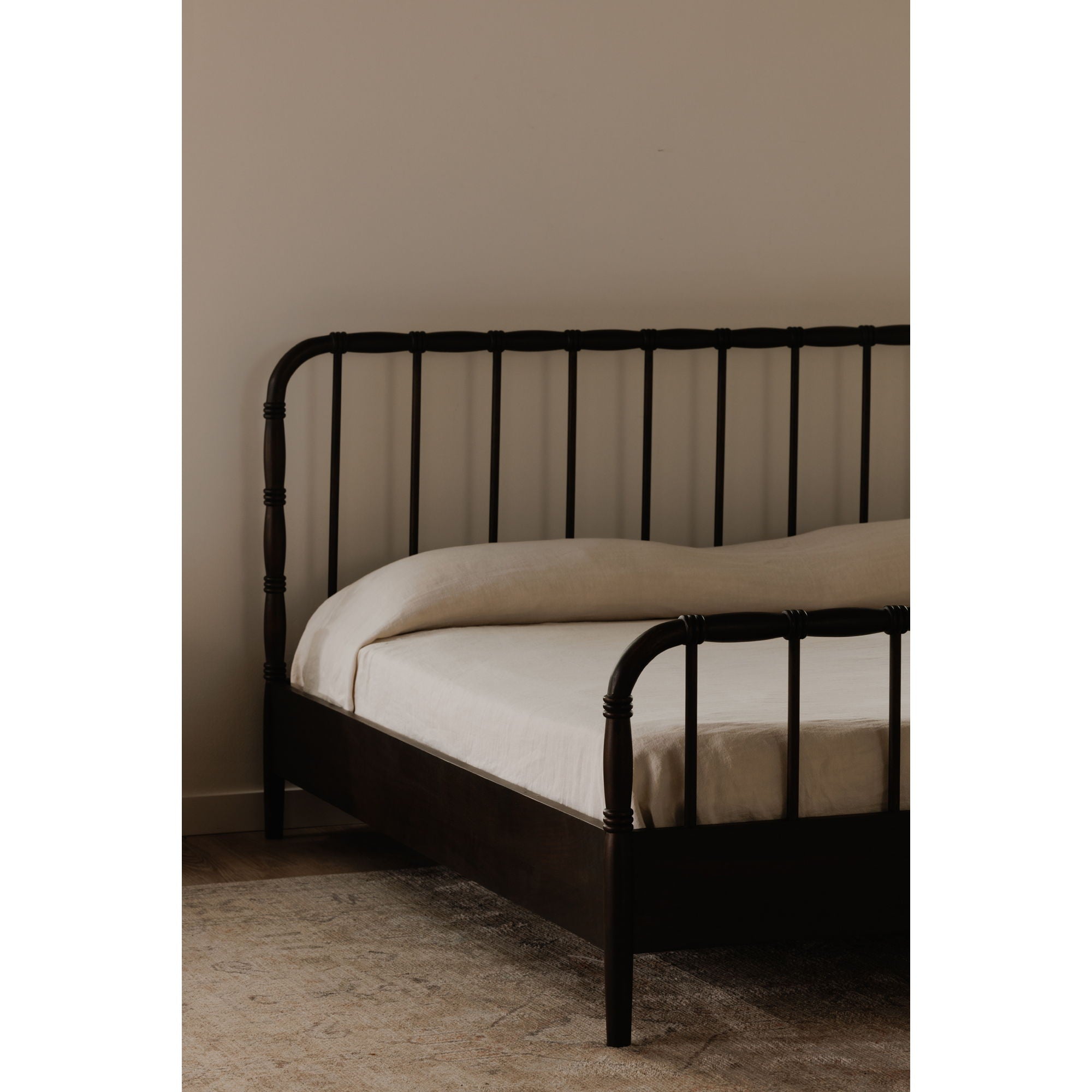 Vivian - Queen Bed - Dark Brown