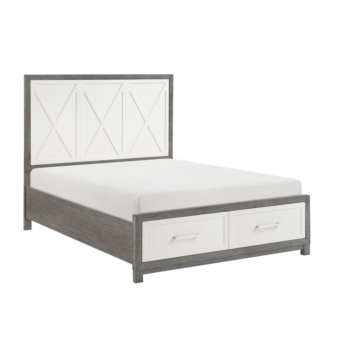 Rowan - Platform Bed With Storage Footboard